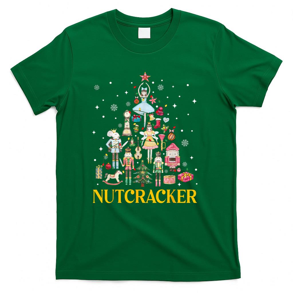 Christmas Nutcracker Squad Ballet Dance Women Kid Girls Xmas T-Shirt