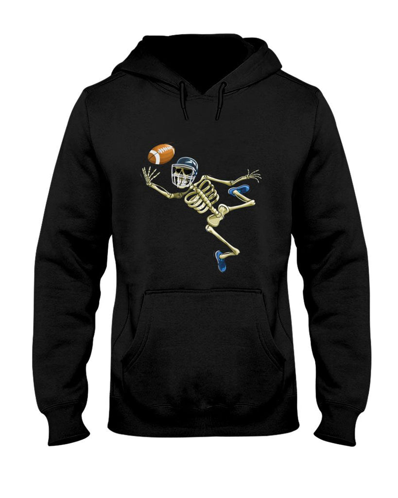 Halloween Shirt - American Football Skeleton Halloween Men Boys Football Fan T-Shirt