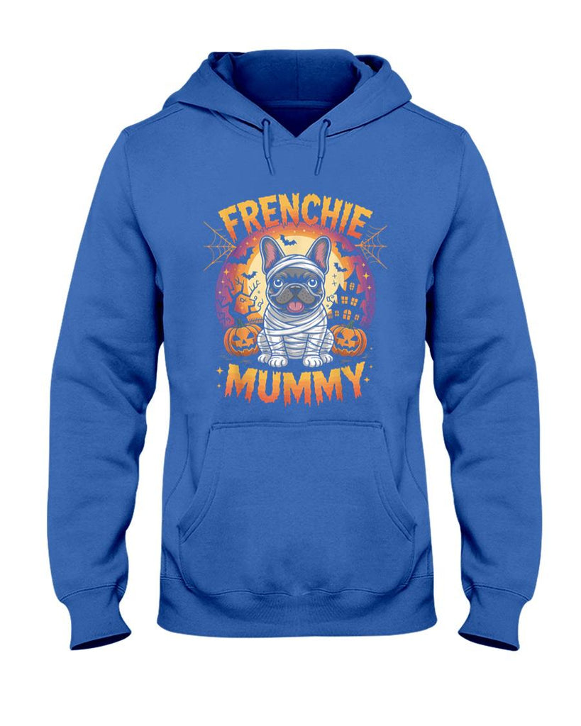 Pet Mom Halloween Shirt - Frenchie Mummy Halloween Costume Dog Owner French Bulldog T-Shirt
