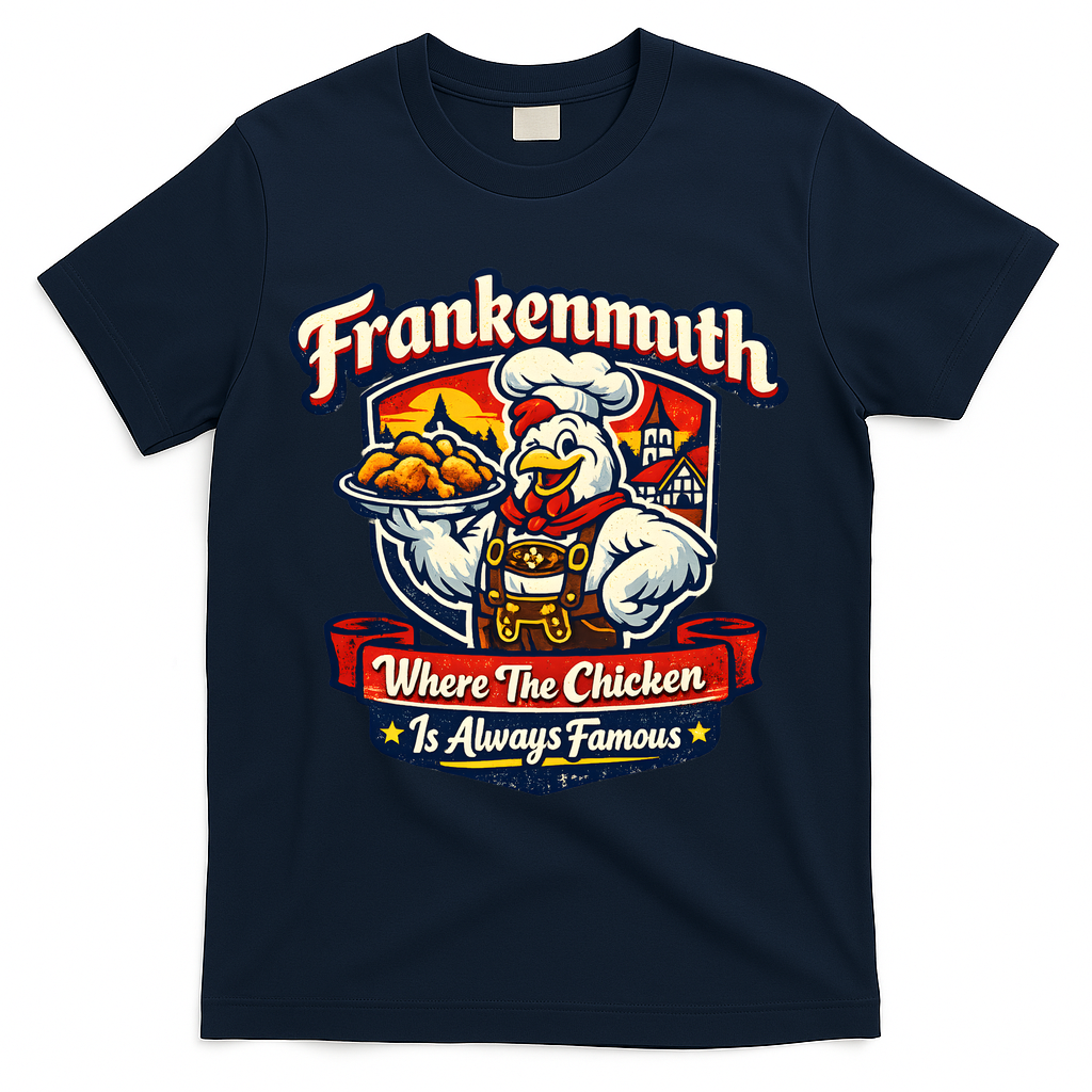 Frankenmuth Chicken Capital Bavarian Fried Chicken Legend T-Shirt