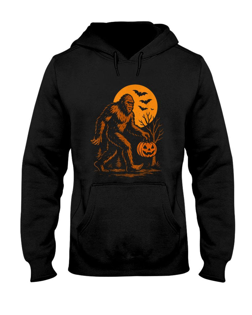 Halloween Shirt - Bigfoot Halloween Sasquatch Jack O Lantern T-Shirt