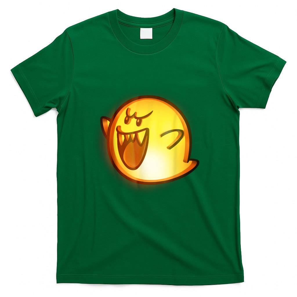 Halloween Shirt - Nintendo Super Mario Boo Halloween Pumpkin Graphic T-Shirt T-Shirt