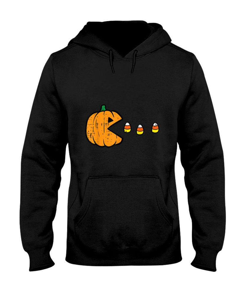Halloween Shirt - Halloween Video Game Eating Candy Corns Gaming Boys Kids Men T-Shirt