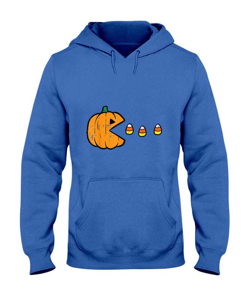 Halloween Shirt - Halloween Video Game Eating Candy Corns Gaming Boys Kids Men T-Shirt