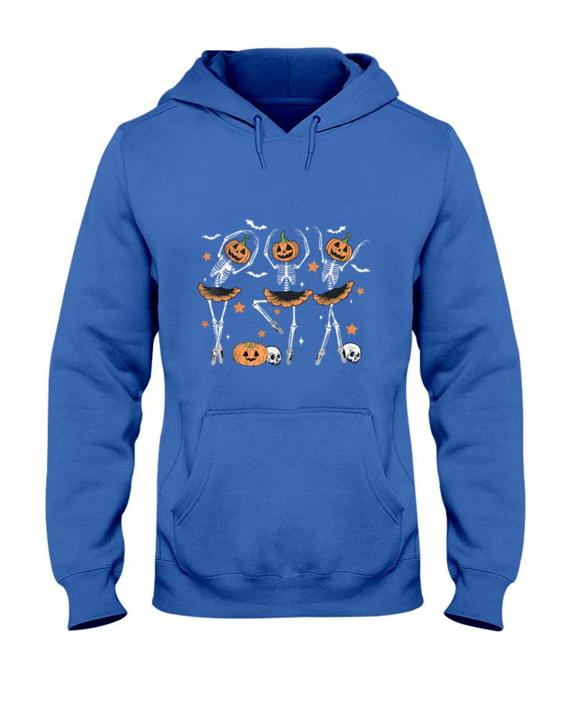 Halloween Shirt - Ballet Pumpkin Skeleton Scary Halloween Men Women Boys Girl T-Shirt