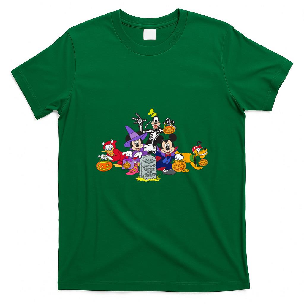 Halloween Shirt - Disney Mickey and Friends Halloween Group Costume Trick! T-Shirt