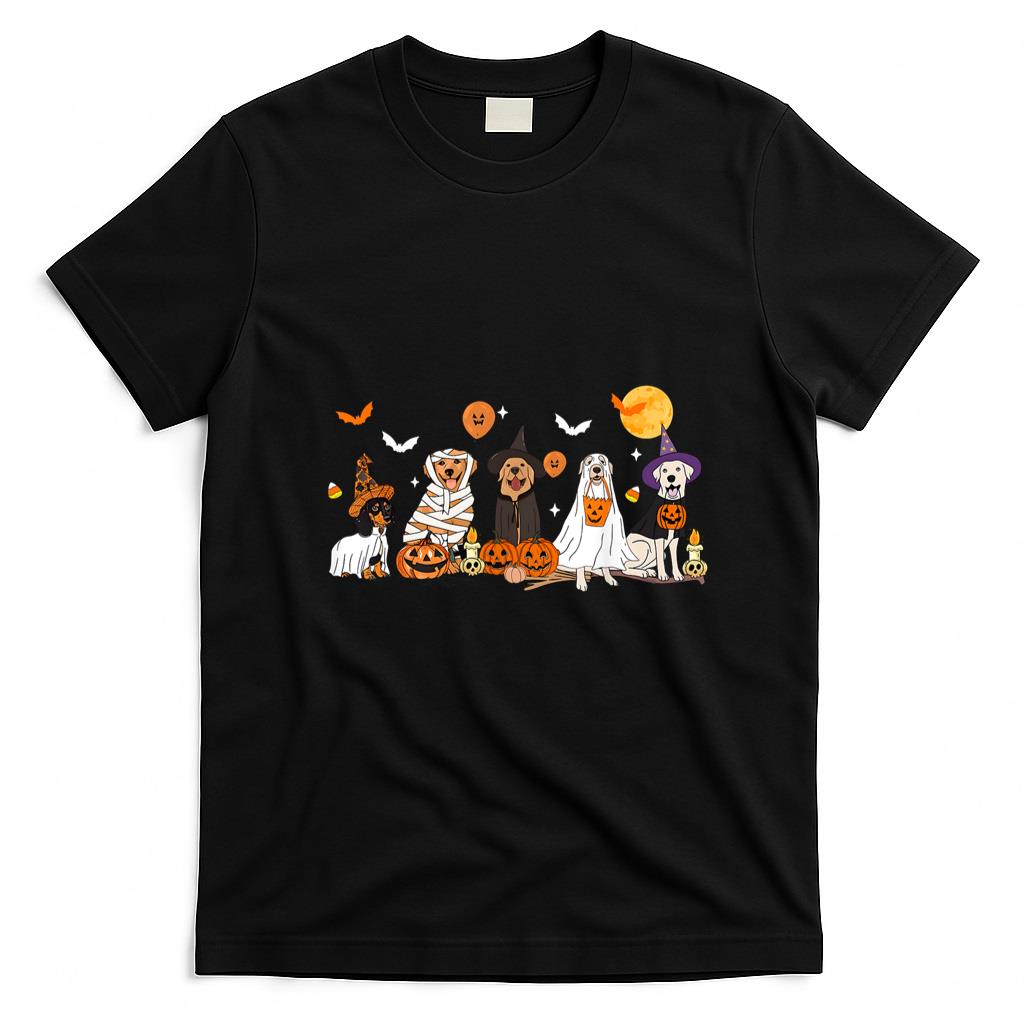 Pet Mom Halloween Shirt - Dog Ghost Witch Mummy Halloween Costume Men Women Boy Girl T-Shirt