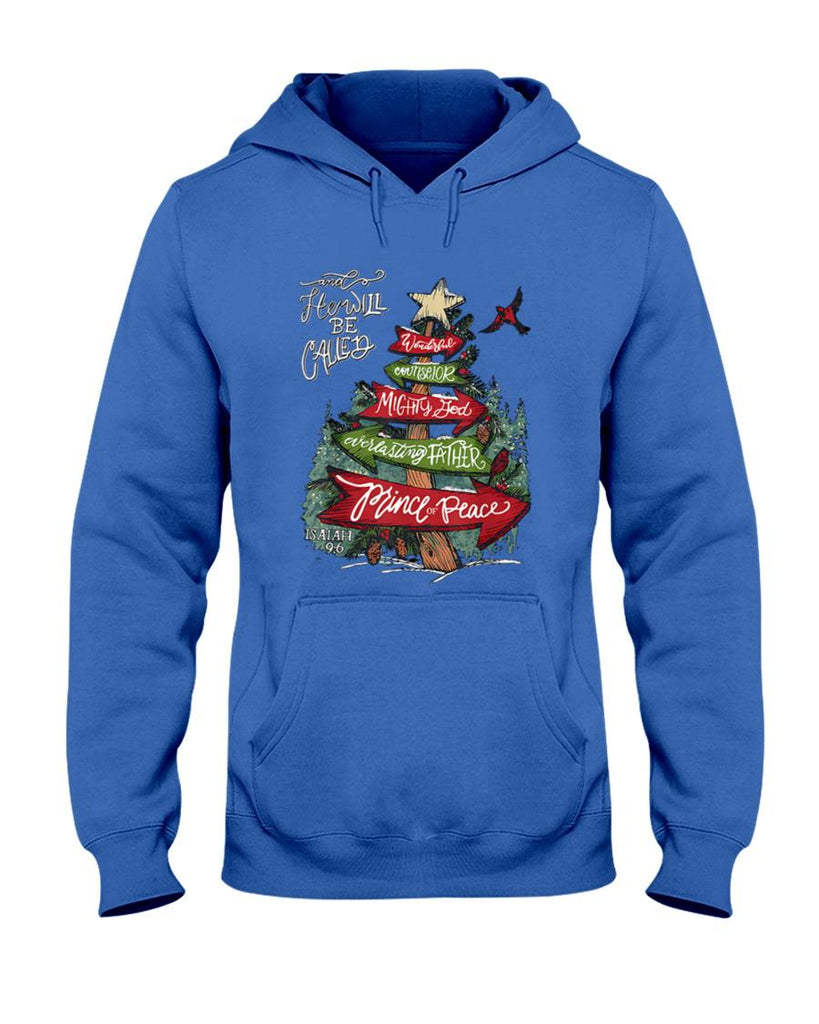Isaiah 96 And He Will Be Called Jesus Christmas Christian T-Shirt