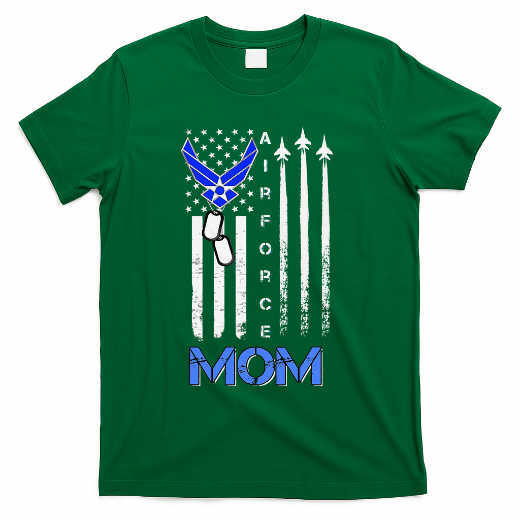 Air Force Mom, USAF Mom Tee, Women's Day Gift Veteran T-Shirt