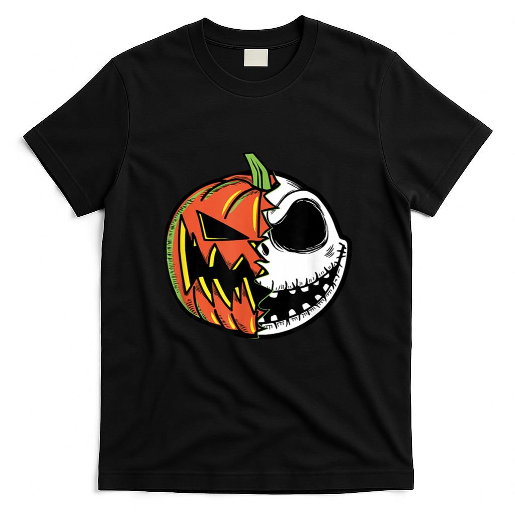 Halloween Shirt - Disney The Nightmare Before Christmas Pumpkin Face T-Shirt