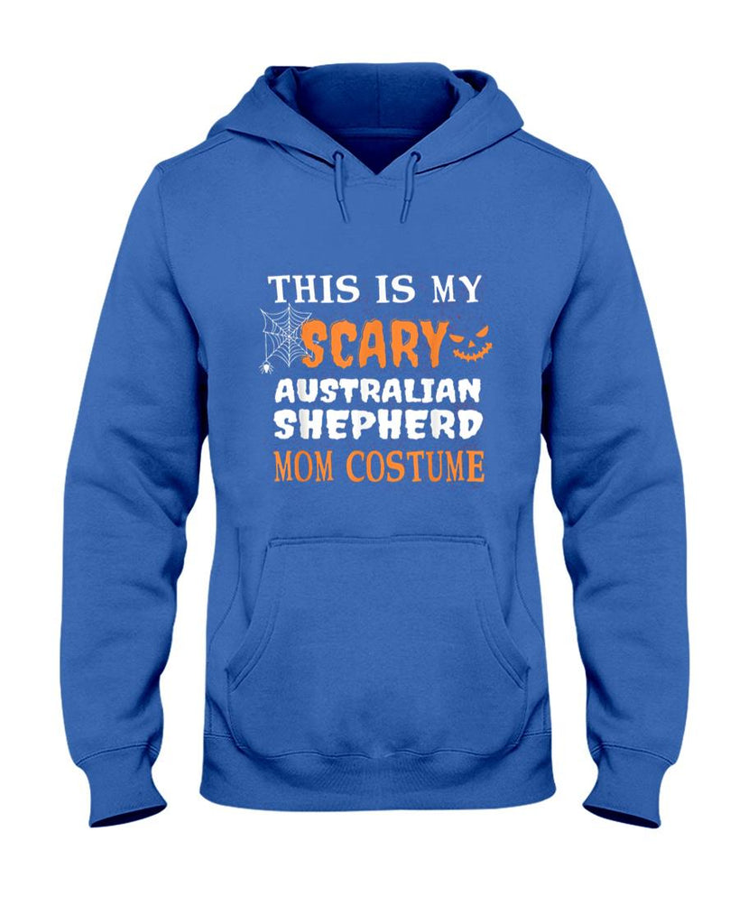 Pet Mom Halloween Shirt - Scary Australian Shepherd Mom Costume Dog Lover Halloween T-Shirt