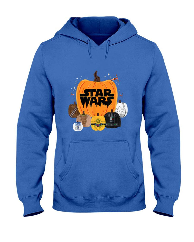 Halloween Shirt - Star Wars Halloween Pumpkin Characters Group T-Shirt