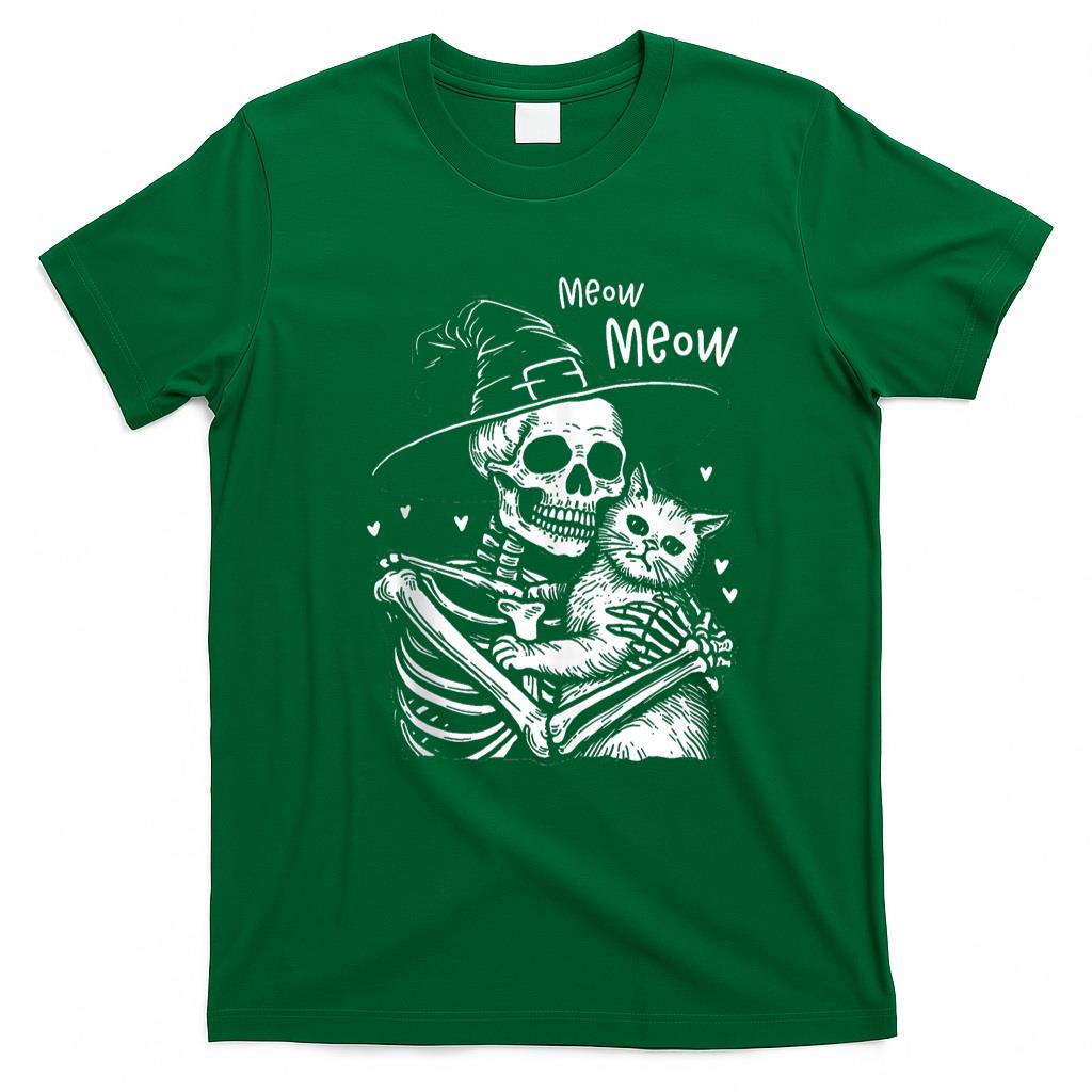 Pet Mom Halloween Shirt - Cute Black Cat Halloween Costume Fur Skeleton Pet Mom Meow Tank Top