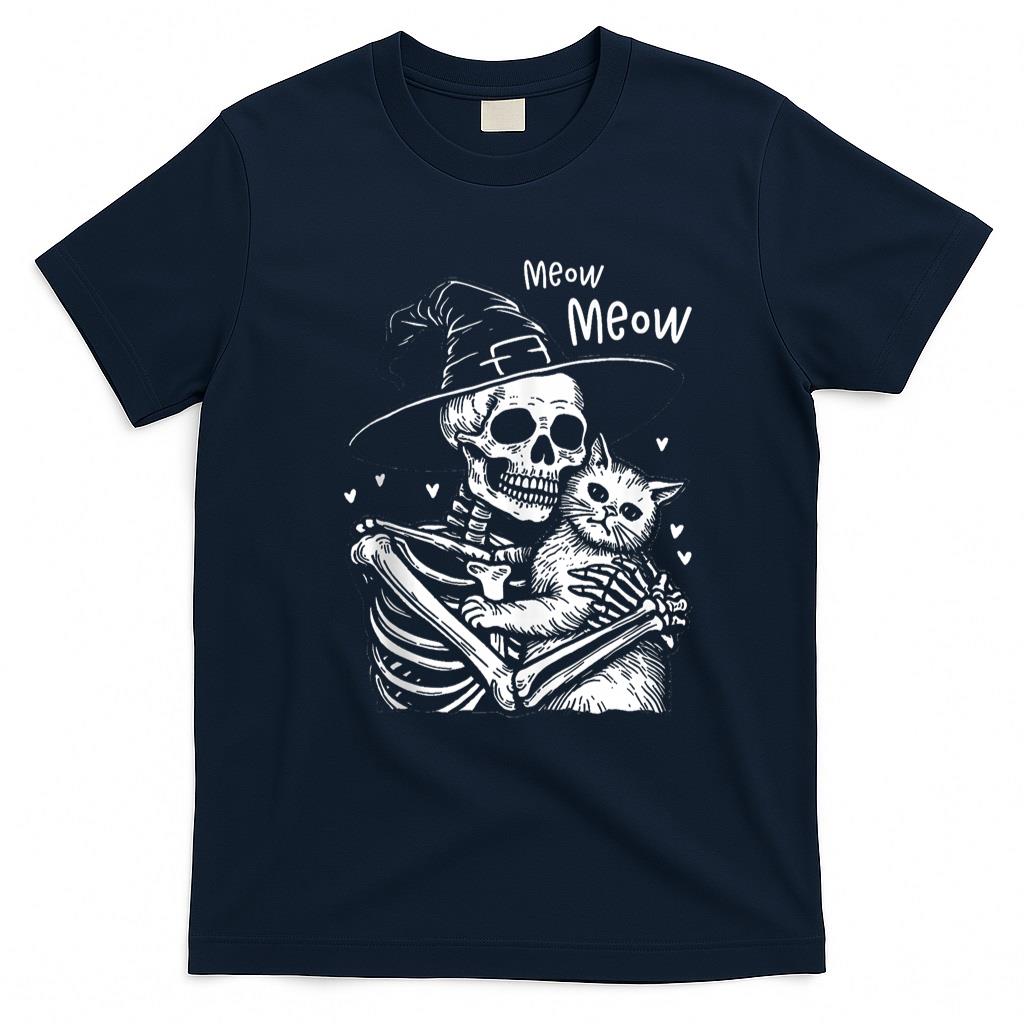 Pet Mom Halloween Shirt - Cute Black Cat Halloween Costume Fur Skeleton Pet Mom Meow Tank Top