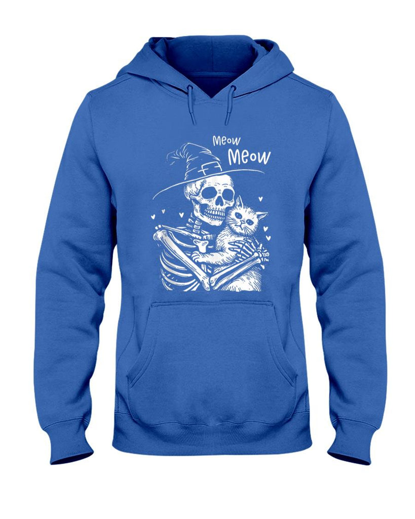 Pet Mom Halloween Shirt - Cute Black Cat Halloween Costume Fur Skeleton Pet Mom Meow Tank Top
