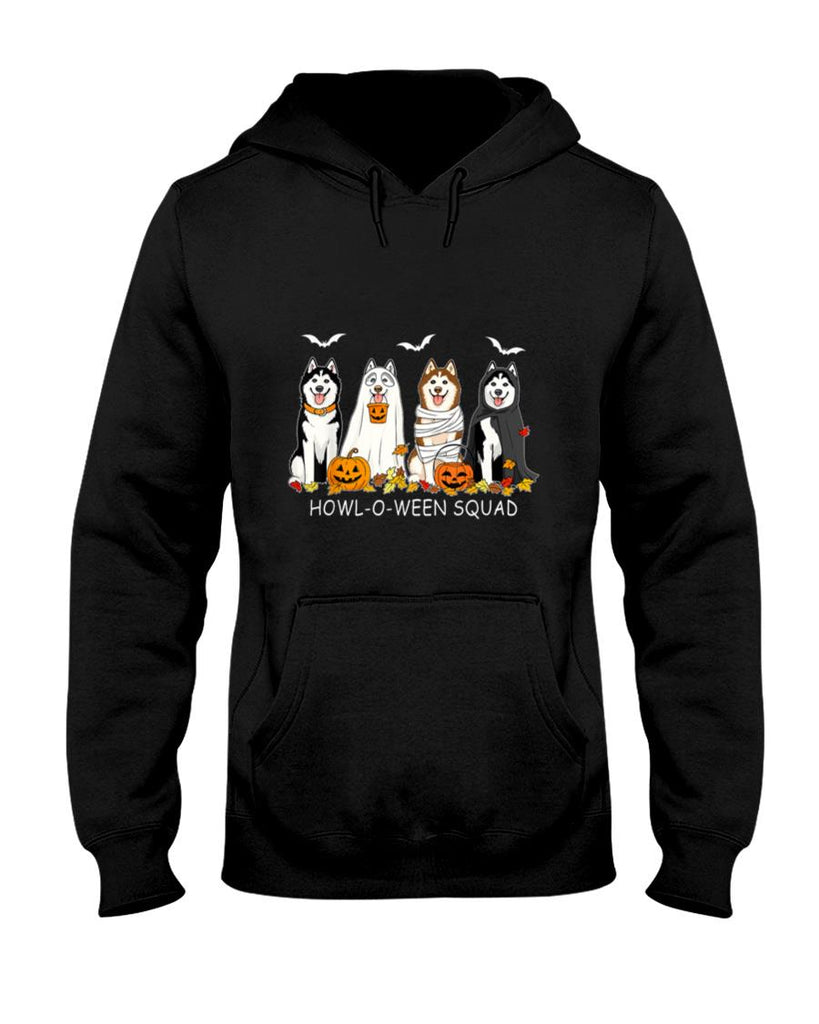 Halloween Shirt - Funny Husky Ghost Dogs Halloween Husky Dog Mom Husky Lover T-Shirt