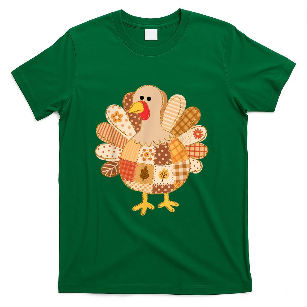 Thanksgiving Turkey Fall Vibes Thankful Gobble Gobble Autumn T-Shirt