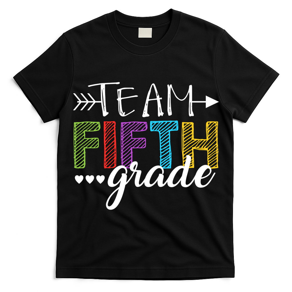 5Th Grade Teacher Student Team Fifth Grade Gift T-Shirt