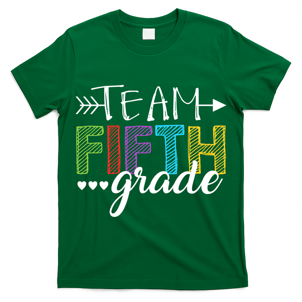 5Th Grade Teacher Student Team Fifth Grade Gift T-Shirt