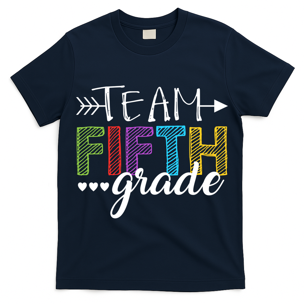 5Th Grade Teacher Student Team Fifth Grade Gift T-Shirt
