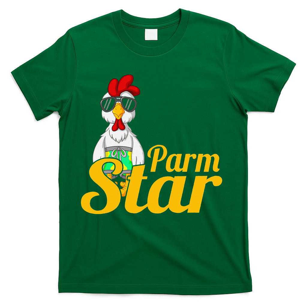 Parmstar Funny Chicken Parm Parmigiana T-Shirt