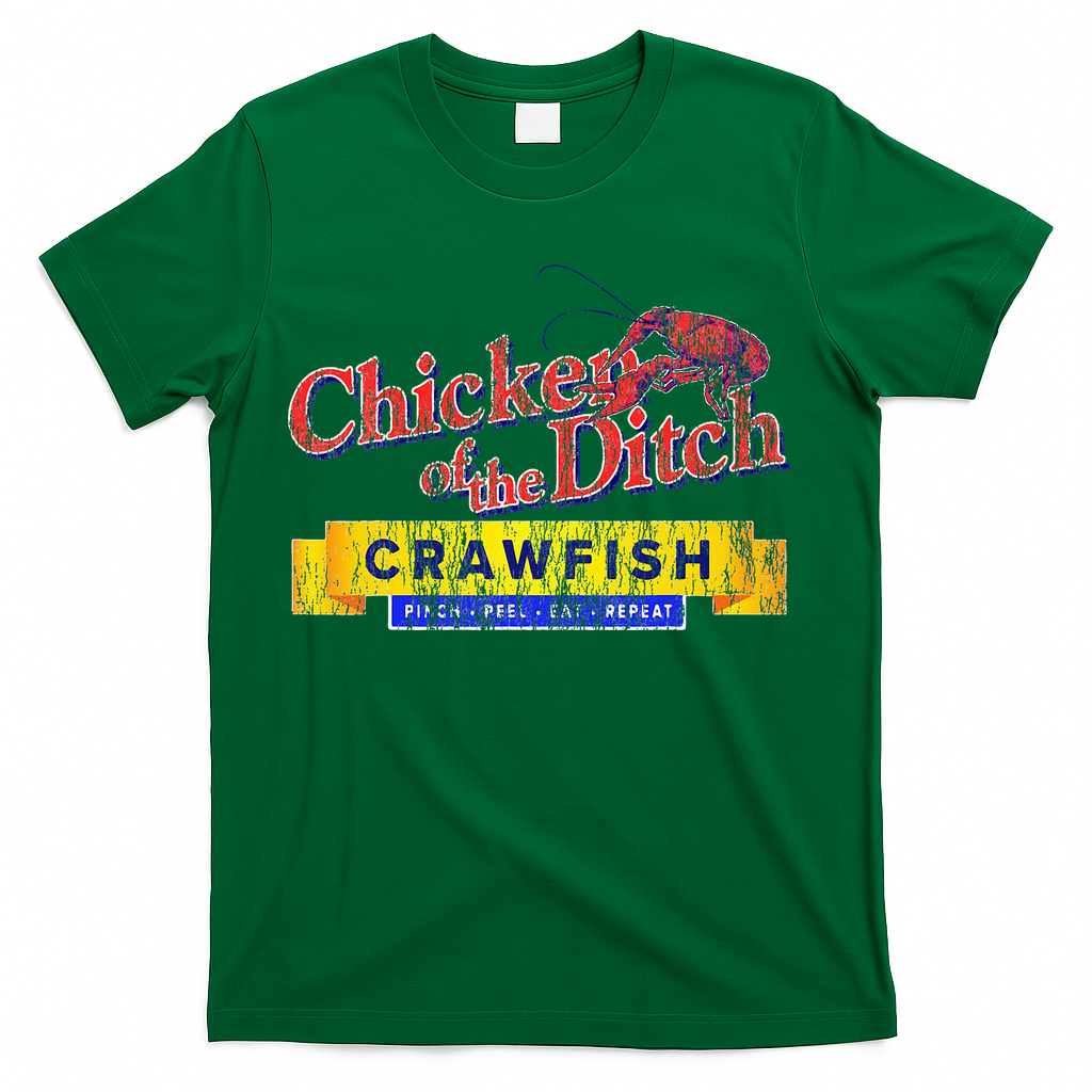 Chicken Of The Ditch Crawfish Crawfish Boil T-Shirt