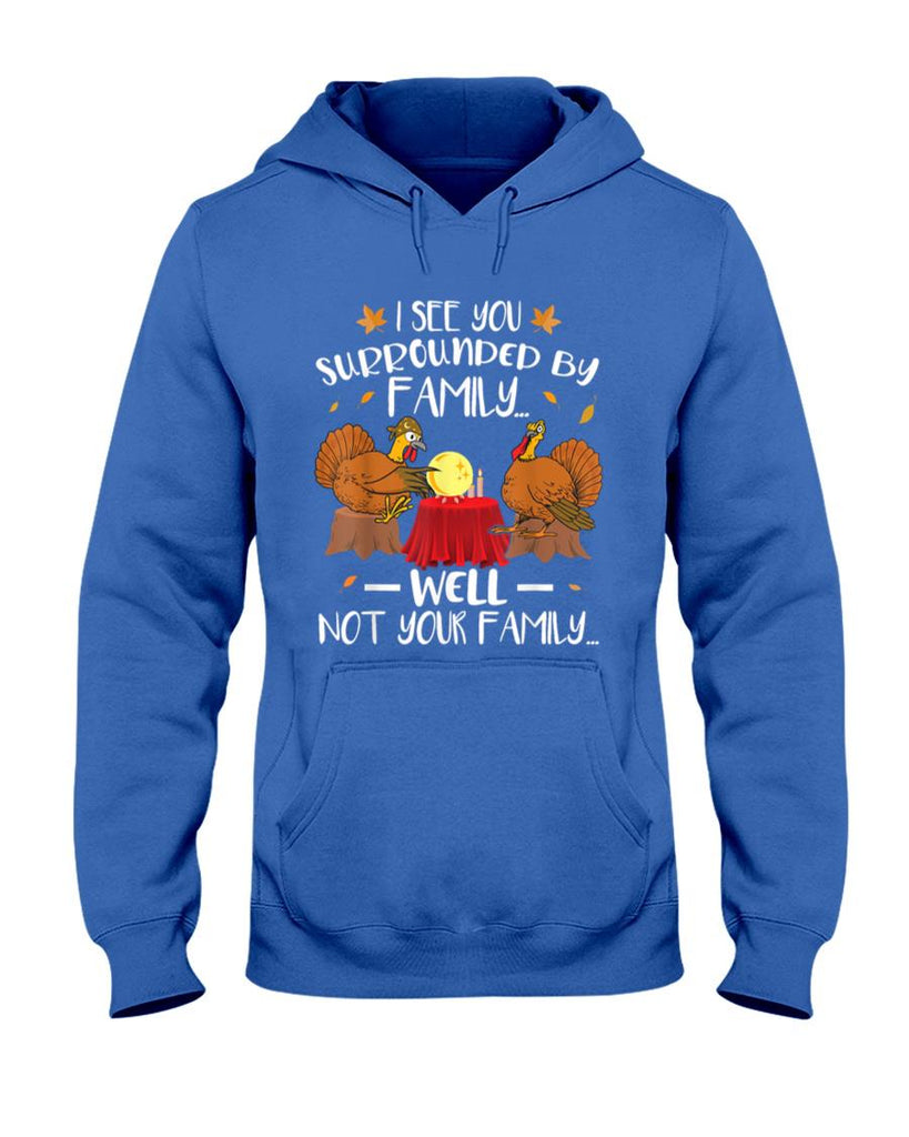 Funny Turkey Thanksgiving T-Shirt Black