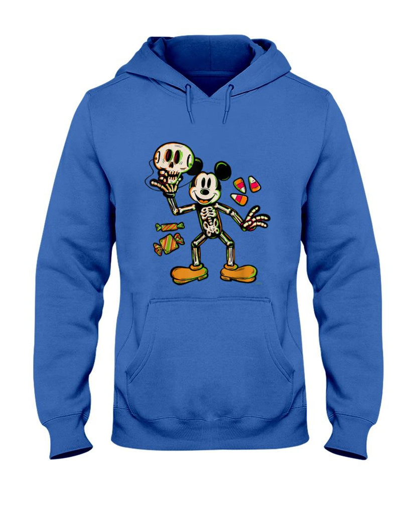 Halloween Shirt - Disney Mickey Mouse Trick & Treat Skeleton Costume Halloween T-Shirt