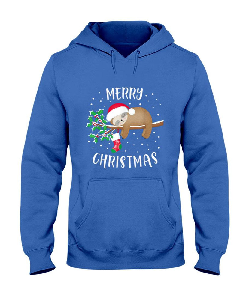 Merry Christmas Cute Sloth Xmas Outfit Matching Family T-Shirt