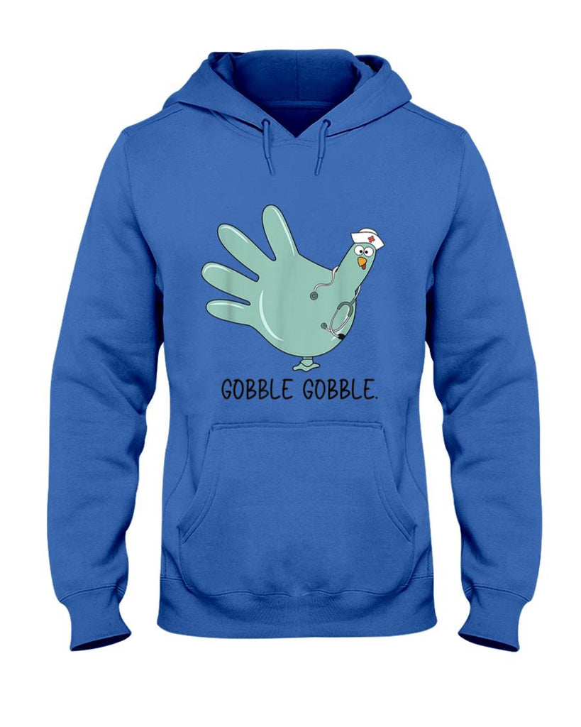 Turkey Glove Thanksgiving Gobble Nurse Thanksgiving Fall T-Shirt