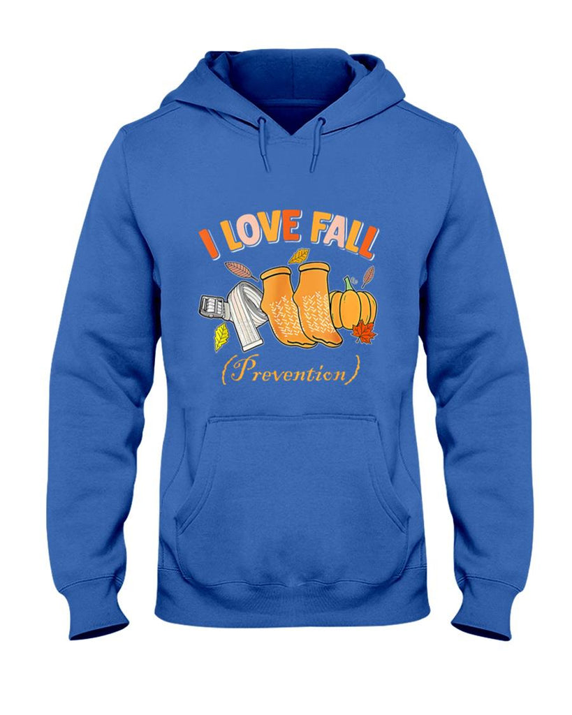 PT Nurse Fall I Love Fall Prevention Fall Physical Therapy T-Shirt