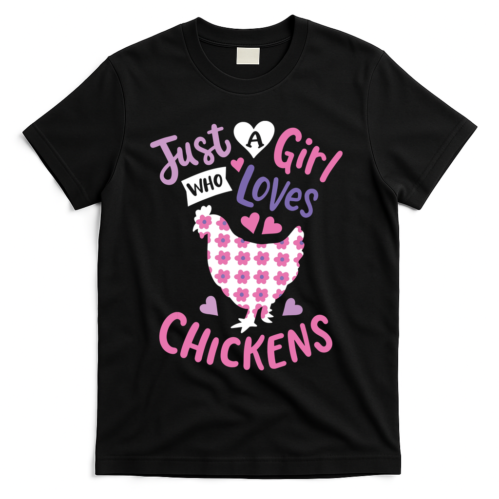 Who Loves Chickens Chicken Hen Love Cute T-Shirt