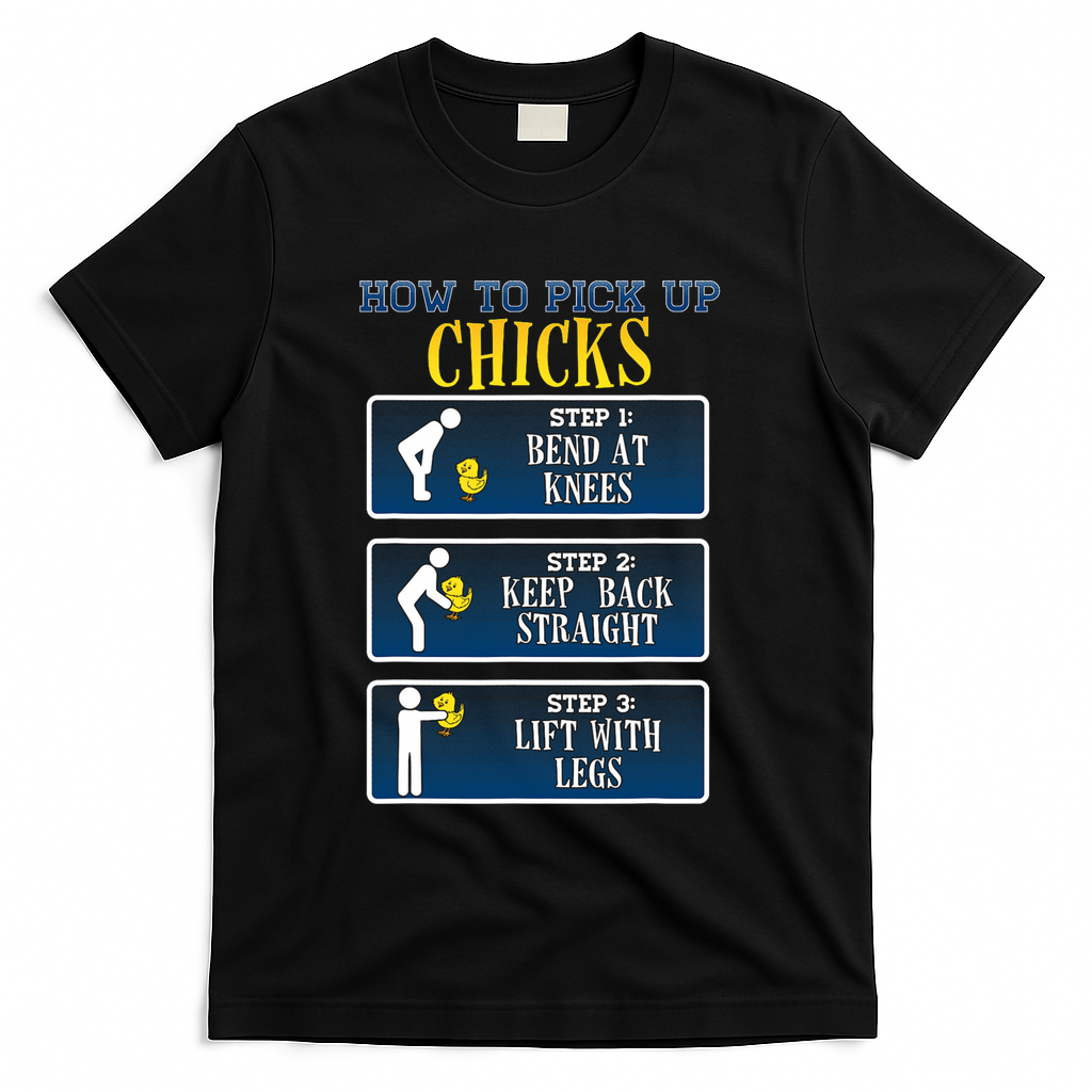 How To Pick Up Chicks Funny Chicken T-Shirt