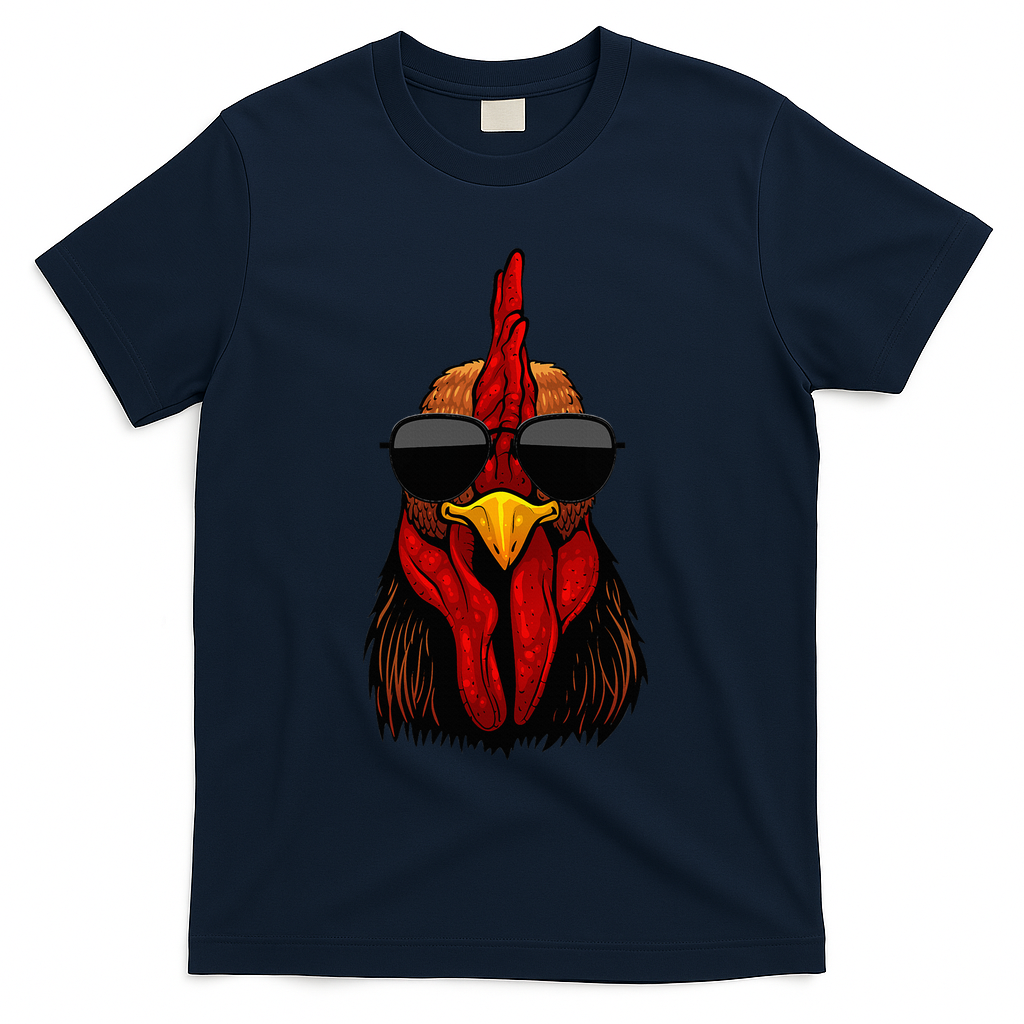 Cool Rooster Design Chicken Rooster Lover T-Shirt