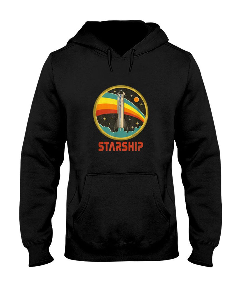 Starship Cool Vintage Space Christmas Gift T-Shirt