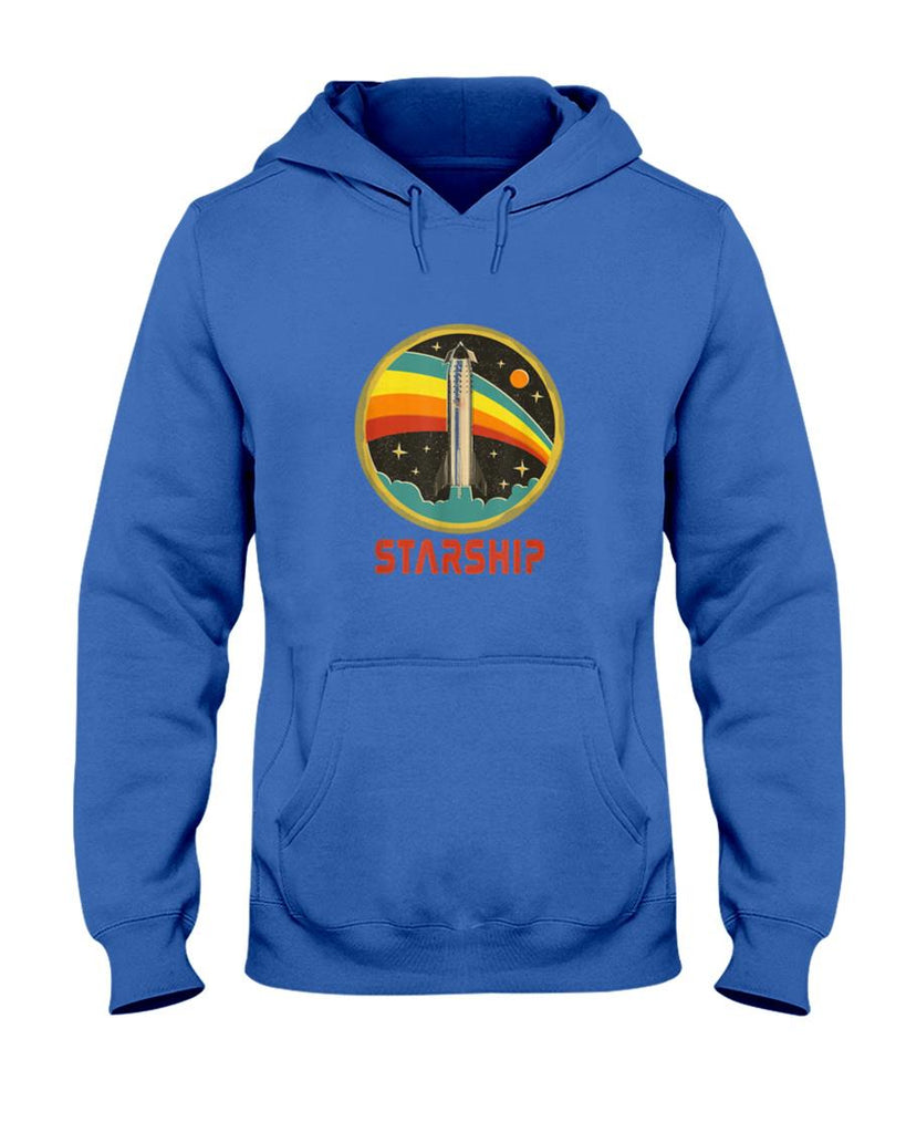 Starship Cool Vintage Space Christmas Gift T-Shirt