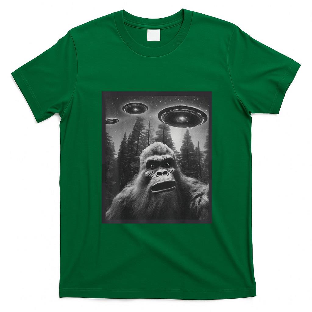 Funny Tees - CAT Funny Graphic Tee For Men Women Bigfoot Sasquatch Alien UFO T-Shirt
