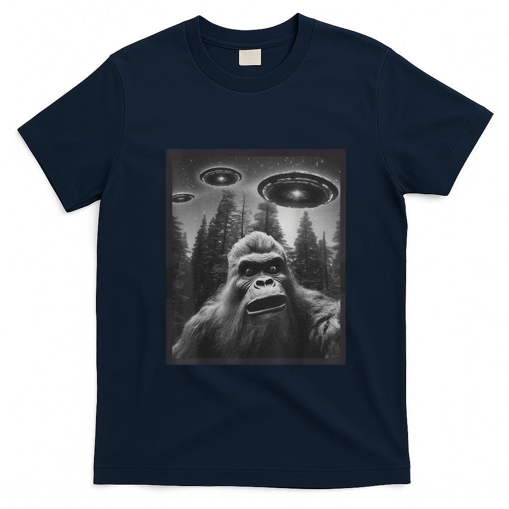Funny Tees - CAT Funny Graphic Tee For Men Women Bigfoot Sasquatch Alien UFO T-Shirt