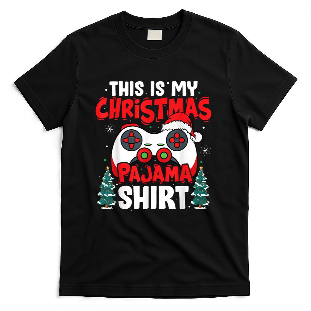 This Is My Christmas Pajama Video Game Gamer Boys Teens T-Shirt