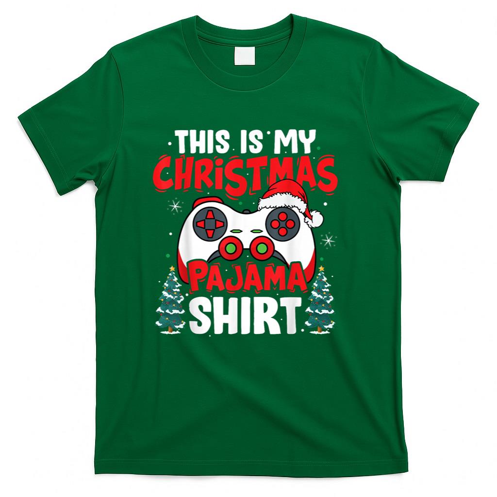 This Is My Christmas Pajama Video Game Gamer Boys Teens T-Shirt