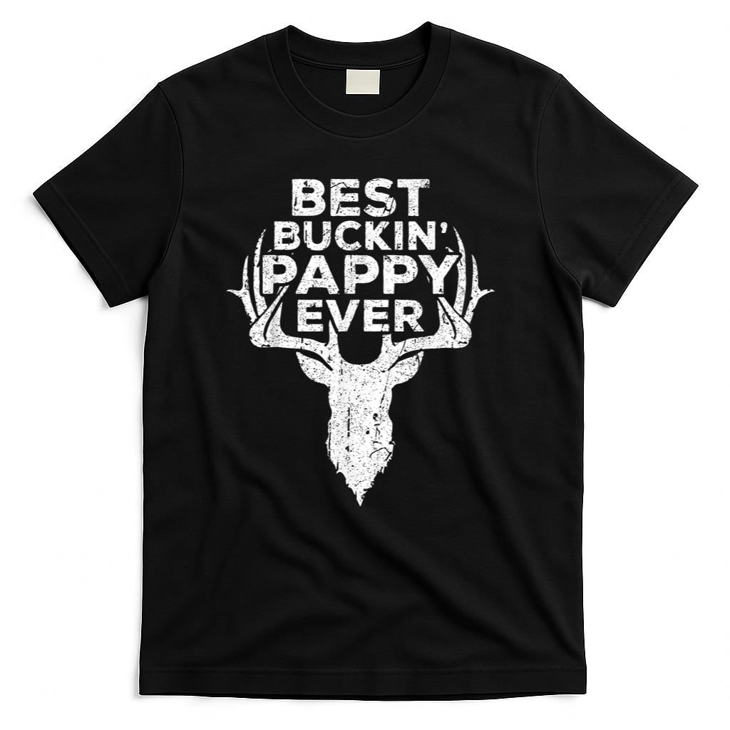 Best Buckin Pappy Ever Shirt Men Hunting Fathers Day T-Shirt
