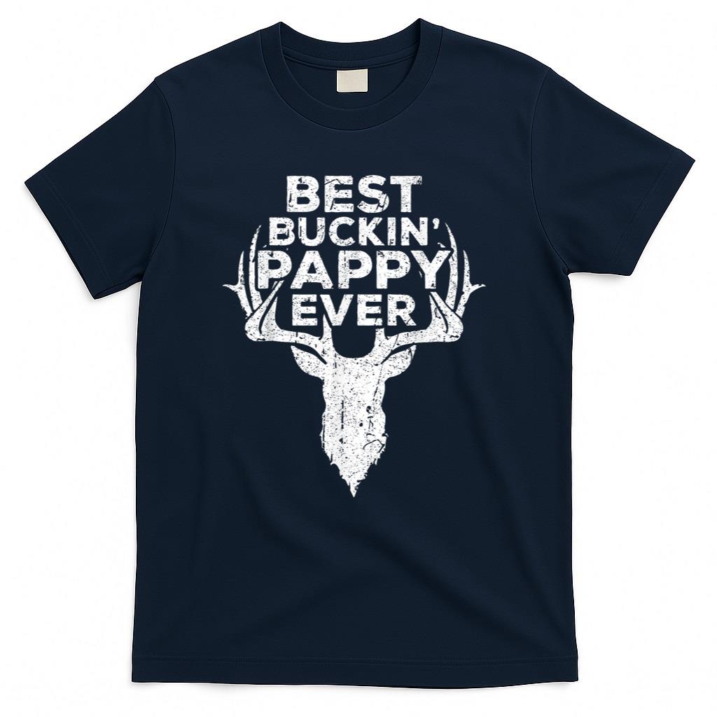 Best Buckin Pappy Ever Shirt Men Hunting Fathers Day T-Shirt
