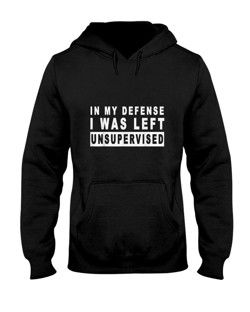Funny Tees - Funny In my defense i was left unsupervised Short Sleeve T-Shirt