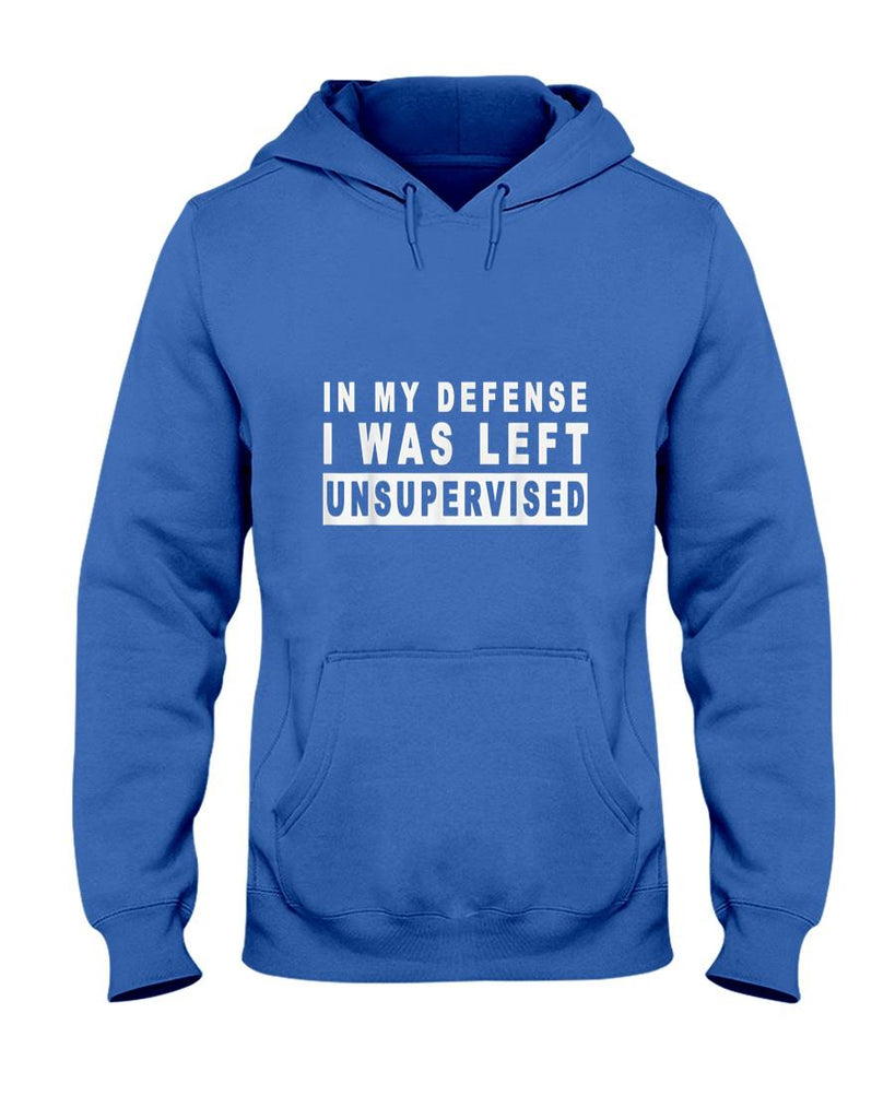 Funny Tees - Funny In my defense i was left unsupervised Short Sleeve T-Shirt