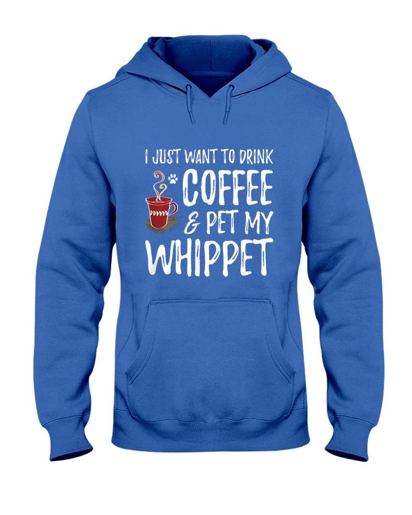 Pet Mom Halloween Shirt - Whippet Dog Lover Coffee T-Shirt Funny Dog Mom Gift Men Women Girls Kids T-Shirt
