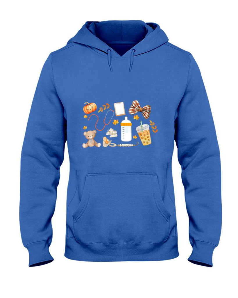Mother Baby Nurse Fall MBU Thanksgiving Team Nursery Nurse T-Shirt