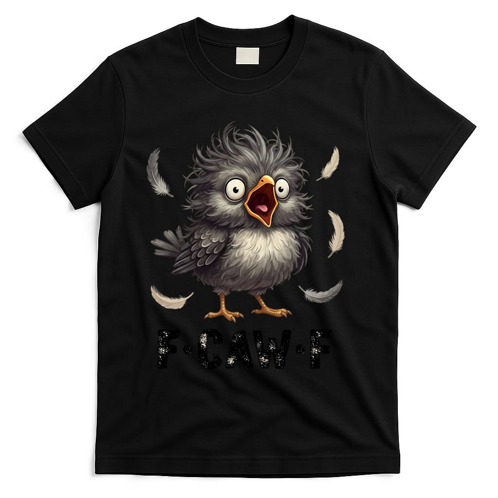 Funny Baby Chicken F-Caw-F Chick T-Shirt