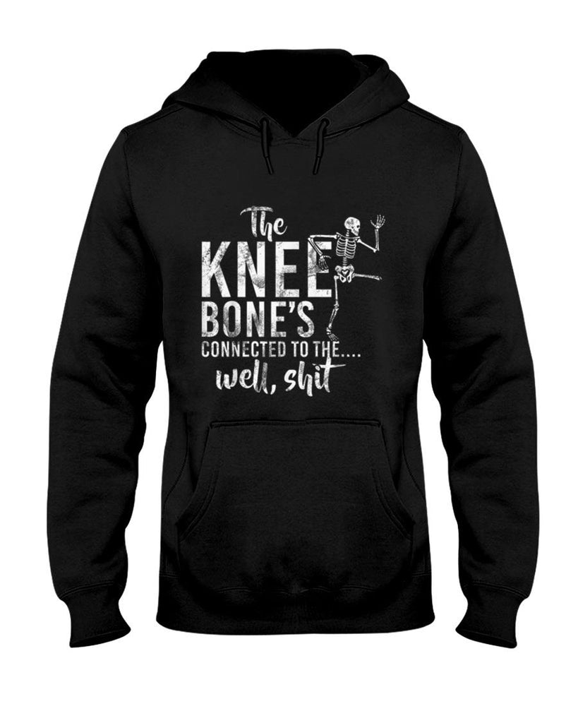 The Knee Bones Connected To The Well Shit Amputee Gifts T-Shirt