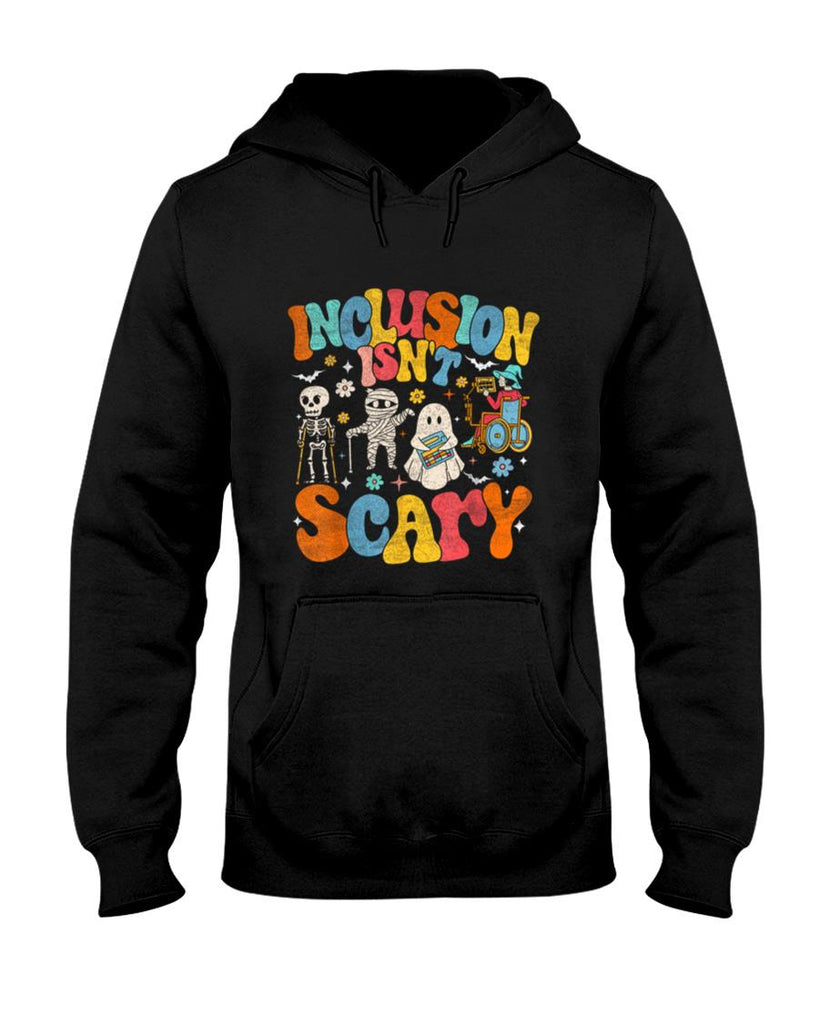 Halloween Shirt - Inclusion Isn't Scary Ghost Mummy Halloween SLP Sped Teacher T-Shirt