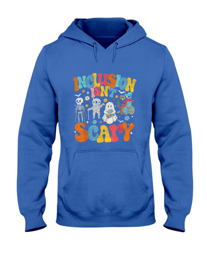 Halloween Shirt - Inclusion Isn't Scary Ghost Mummy Halloween SLP Sped Teacher T-Shirt
